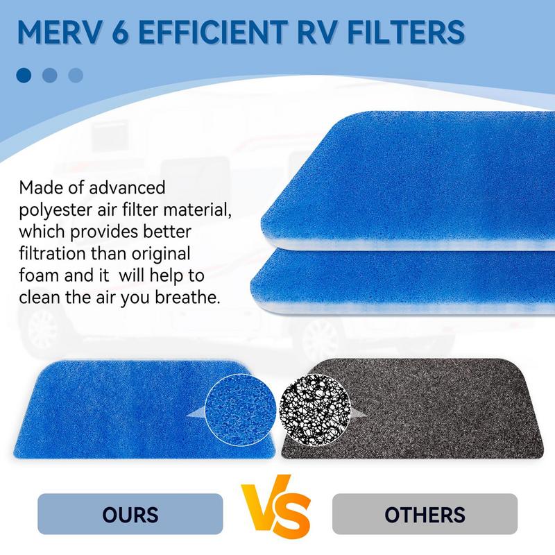 RV Air Conditioner Filters Multipurpose Replacement Air Filter Reusable Portable Air Conditioner Filters Breathable AC Filter
