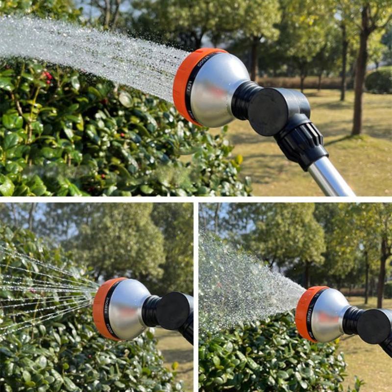 Garden Long Pole Water Gun Nozzle Multi-functional Home Irrigation Spray Gun Agriculture Gardening Car Wash Gardening Watering Flower Shower