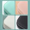Travel Jewelry Organizer Box Portable Faux Leather Case for Earrings Necklaces Rings Bracelets Compact Storage for Women Girls