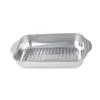 Stainless Steel Roasting Pan with Lid And Handle Heavy Duty Turkey Baking Broiler Tray High Sided Induction Roast Tray for Chicken Vegetable Lasagna