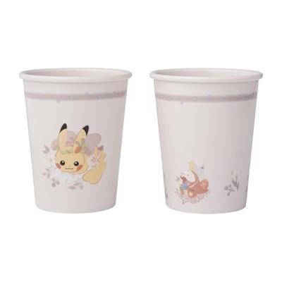 Pokemon Center Оригинальный набор из 2 пластиковых стаканчиков Пасхальное яйцо Охота на Пикачу