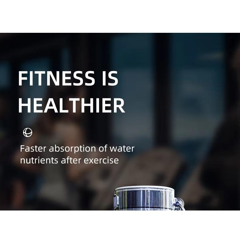 Генератор водородной воды 1500 мл, щелочная энергетическая стеклянная бутылка, ионизатор анионовой воды, анти-USB, H2, здоровая умная чашка