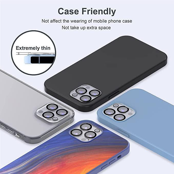 2 шт. Защитная пленка для объектива камеры для IPhone, полнокадровая пленка для объектива, прозрачный защитный чехол для стекла камеры