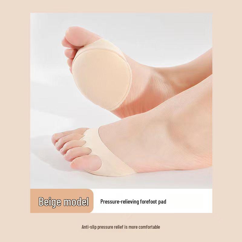 Невидимая подушечка для передней части стопы: Влаговпитывающие, устойчивые к запаху хлопковые полуноски для женских туфель на высоком каблуке
