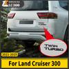 Для 2025 Land Cruiser 300 Внешние аксессуары для декора автомобиля LC300 Twin Turbo vxr Наклейка с буквами Эмблема на заднюю дверь Тюнинг