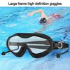 Waterproof Anti-fog Adult Swimming Goggles Big Frame Wide View Eyeglasses High Definition Swim Eyewear