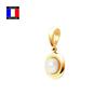 Pendant - Compagnie Générale Des Perles - Genuine Cultured Pearl 7-8 Mm - 18 Carat Yellow Gold - Women's Jewelry