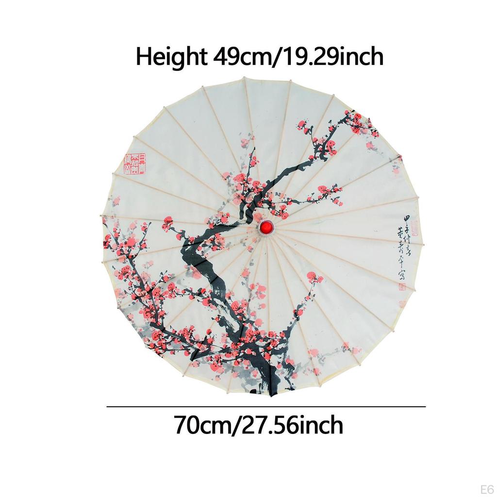 Antique Chinese Oiled Paper Umbrella for Girls' Dance Gifts