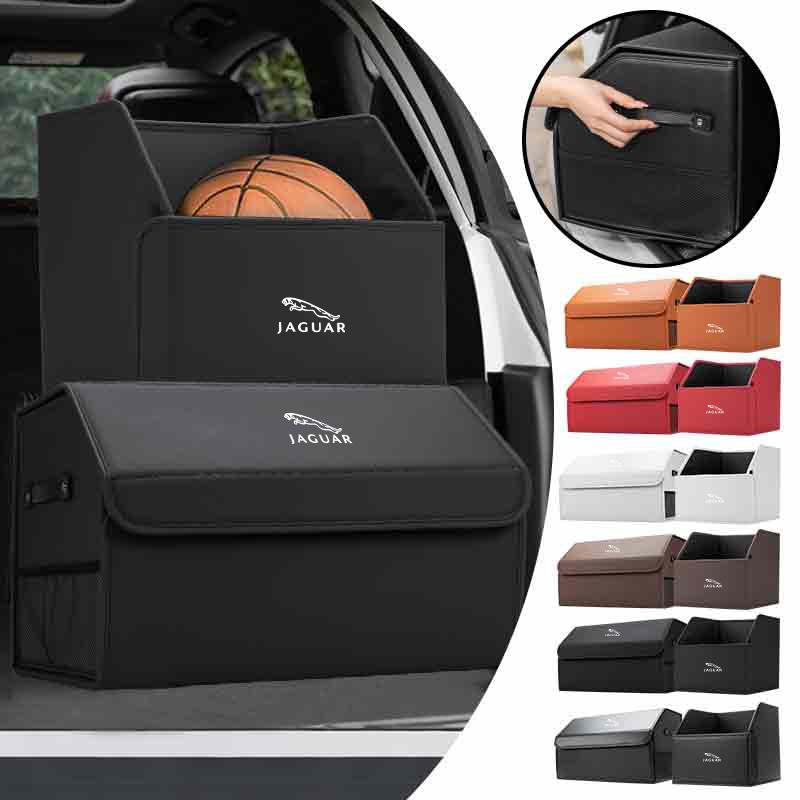 Car Trunk Organizer Tools Storage Box Tidying Case Accessories For Jaguar XF XJ XFR XKR S-Type F-Type X-Type F-Pace I-Pace E-Pac SS1