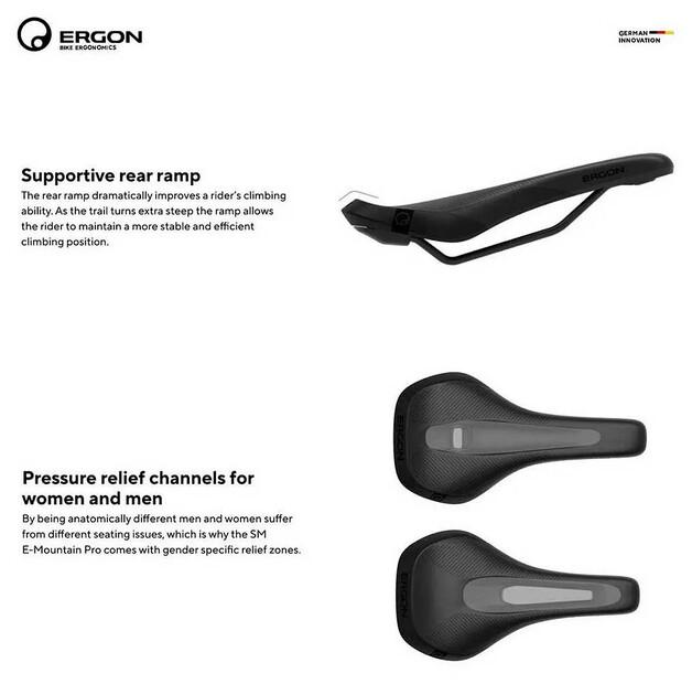 Ergon SM E-Mountain Pro велосипедное седло