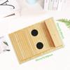 Sofa Arm Tray Bamboo Couch Arm Tray with Basket Foldable Nonslip Splash Proof Sofa Organizer Tray Sofa Arm Table for Drink Snack