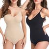 Shapewear Bodysuit Tummy Control Body Shaper for Women Seamless Backless V-Neck Camisoles with Removable Pads