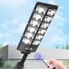 600000 Lumens Solar LED Light Outdoor Lighting 990 LED Courtyard Light Large Solar Panel Light Waterproof Motion Sensor Street Light 990COB Floodlight
