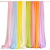 1PC Soft Mesh Fabric Party Supplies Dopamine Background Yarn Scene Arrangement 5/8x1.6m