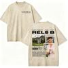 Vintage Washed Rapper Rels B Graphic T Shirts High Street Fashion Trend Short Sleeve Tshirt Unisex Casual Loose Cottontshirts