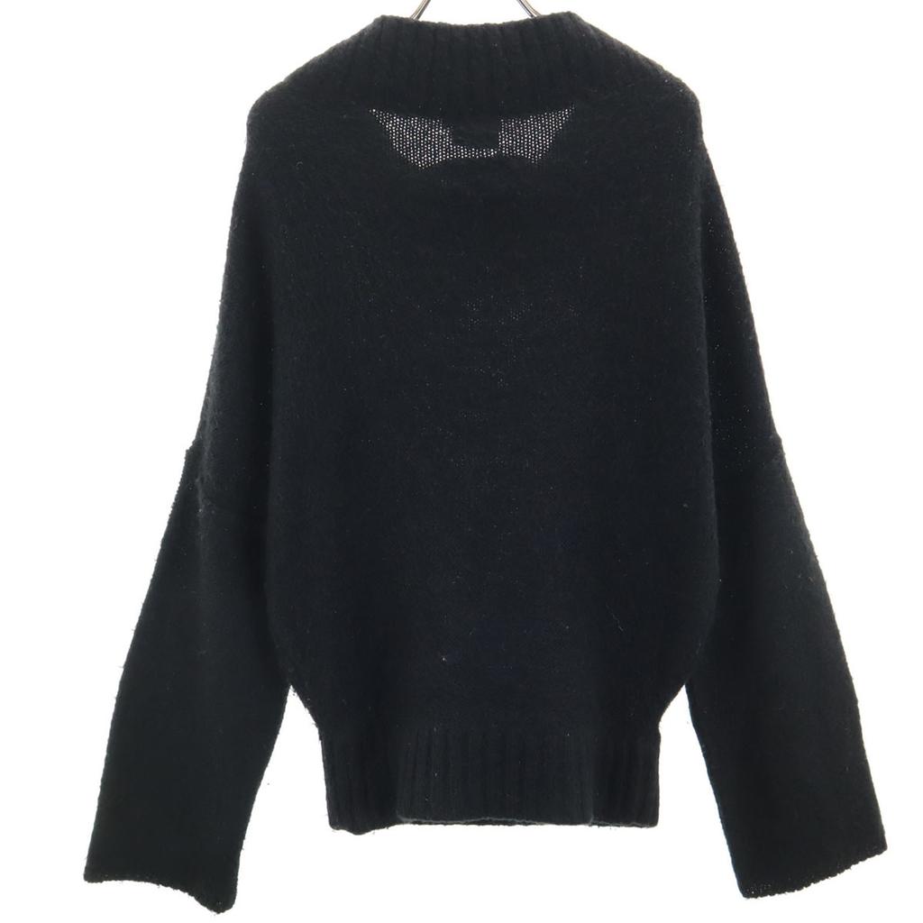 MAX&CO Made In Italy Long Sleeve Knit L Black Women Used