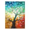 Colorful Abstract Flower Tree Landscape Poster and Prints, Canvas Painting, Wall Art for Living Room, Home Decor