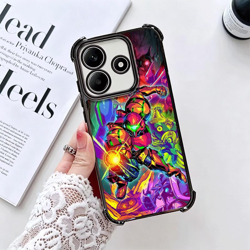 M-Metroids Soft Phone Case For Xiaomi Redmi Note 14 15 Pro Plus 13 12 11S 11T 5G 10 9S 9 Plating Anti-Fall Fundas