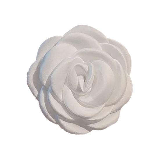 Брошь-булавка с 3D-дизайном цветка, тканевая, универсальная, модный аксессуар