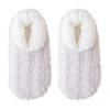 Нескользящие пушистые носки для женщин Зимние теплые пушистые носки-тапочки с захватами Утолщенные плюшевые