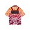 Li Ning Китай Li Ning Рубашки Мужские Плотный Бордовый Принт по всей поверхности Воротник Умеренная Рубашка ASHS035-2