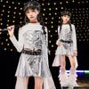 Girls Jazz Dance Costume Kids Hip Hop Performance Skirt Set Stage Dancewear