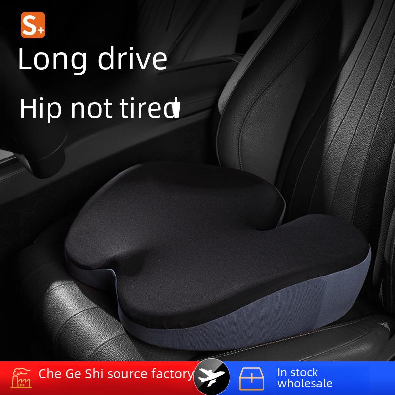 Universal Car Seat Cushion for All Seasons – Single Piece, Elevates Driver's Seat, Suitable for Men & Women.