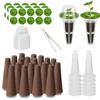 121x Hydroponic Garden Seed Pods Grow Anything Kit with Accessories Sponge Dome