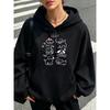 Unisex  Korean Cartoon Cute Dog Prints Hoodies Womens Winter Loose Sweatshirt Casual Pocket Jogging Pullovers Basics Fleece Warm Clothes