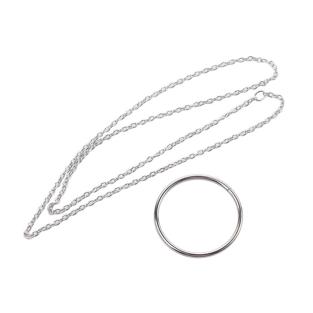 Props Kids Toy For Children Puzzle Toys Magic Tricks Magic Ring Magic Ring Chain Metal Knot Ring