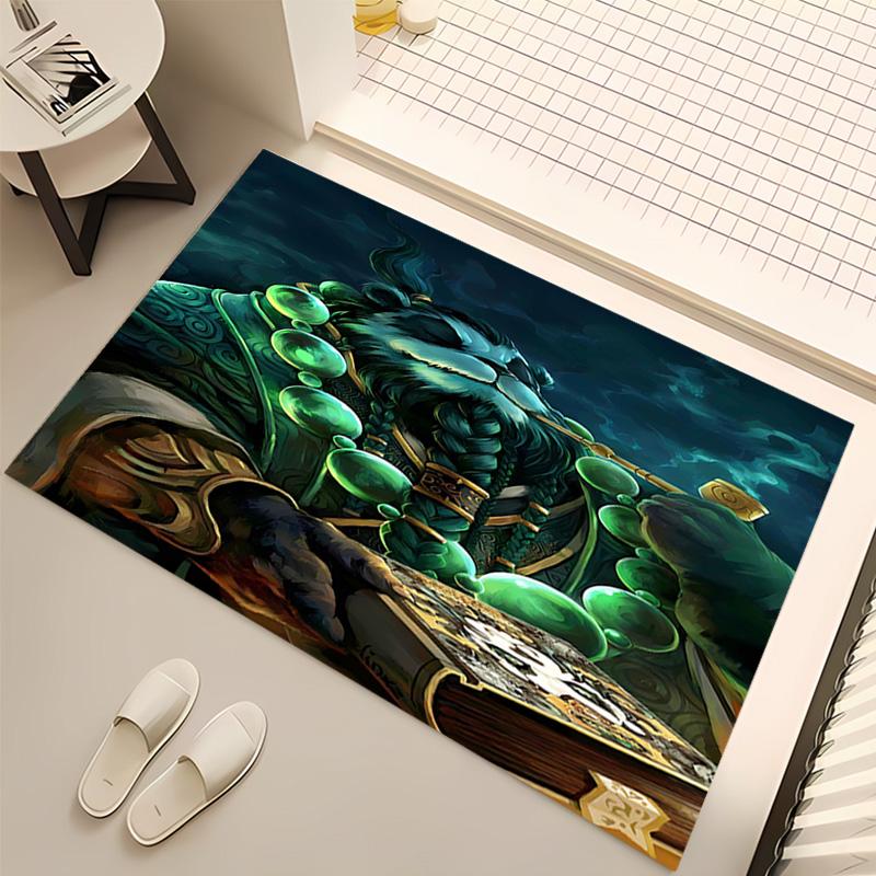 1pc World of Warcraft characters1 Print Area Rug - Soft, Washable Non-Slip Indoor Mat, Living Room, Home Office Decorative Rug,Office Decorative