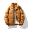 Winter New Men's Korean Style Stand-up Collar Solid Color Thickened Warm Trendy Brand 90 White Duck Down Down Jacket Trendy Couple Fashion Jacket