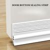TPE Door Bottom Weatherstripping Triple Soundproof Design For Frameless Sliding Doors Cabinets Closets Shower Rooms 1m
