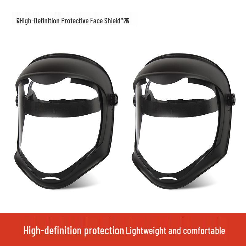 Защитный лицевой щиток высокой четкости с защитой от запотевания для сварки и шлифовки