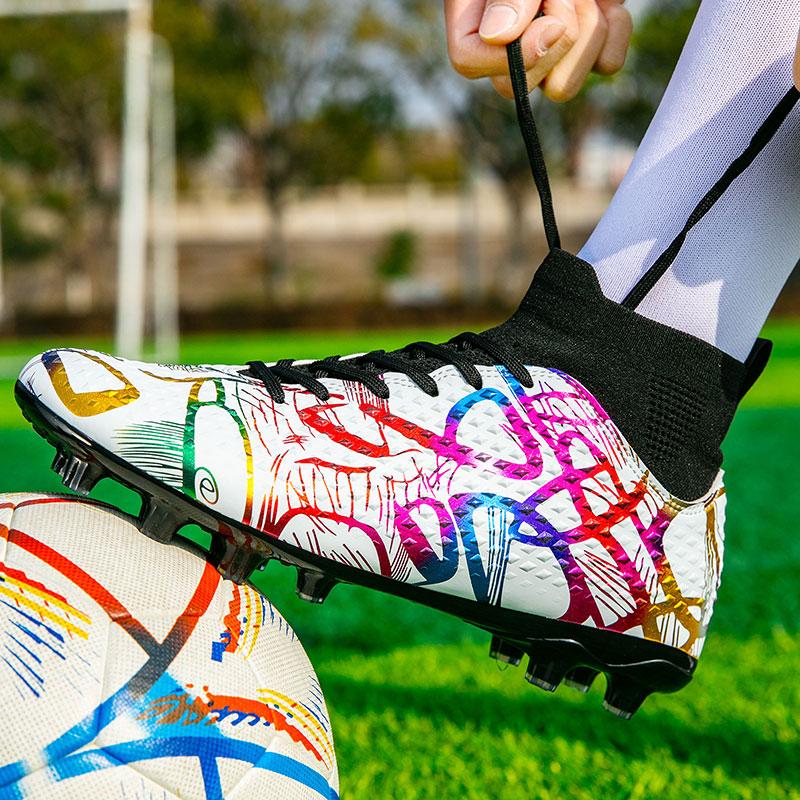 Football Shoes 35-46 Football Sole Help Outdoor Men's Long Nail Sports Football Boots Large Size Youth Sports Football Boots