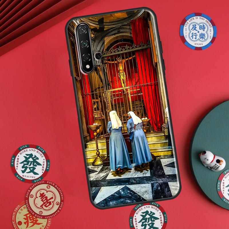 Чехол Jesus Nun Sister для Huawei P60 Pro P30 P40 Lite Nova 7i 8i 11i 12i 12s 10 9 SE Y90 Y60 Y70 Y72 Y61 Y91