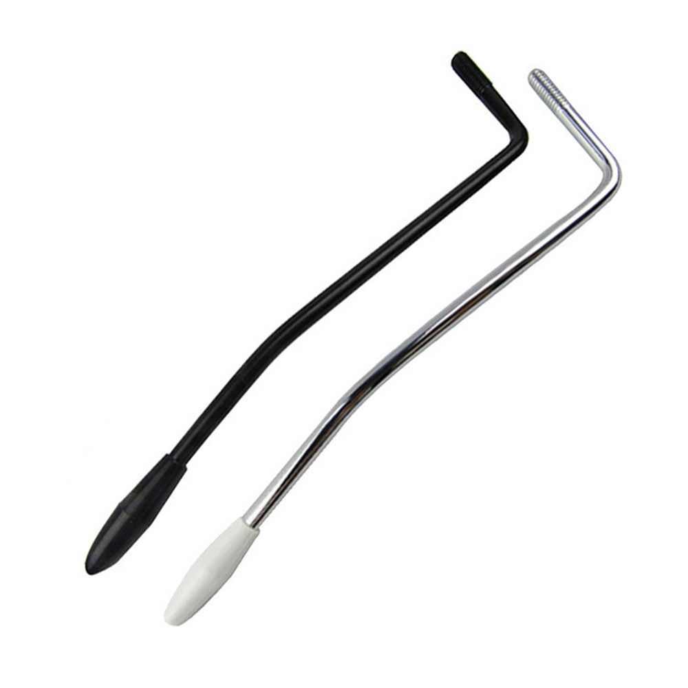 Black/White Tremolo Arm Guitar Crank Handle Whammy Bar  For Fender & Squier Strat