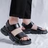 Fashion Trends Man's Thick Soled Sandals Summer Sandals Men Outdoor Casual Beach Vacation Sandal Anti-slip WearableMen Sandals