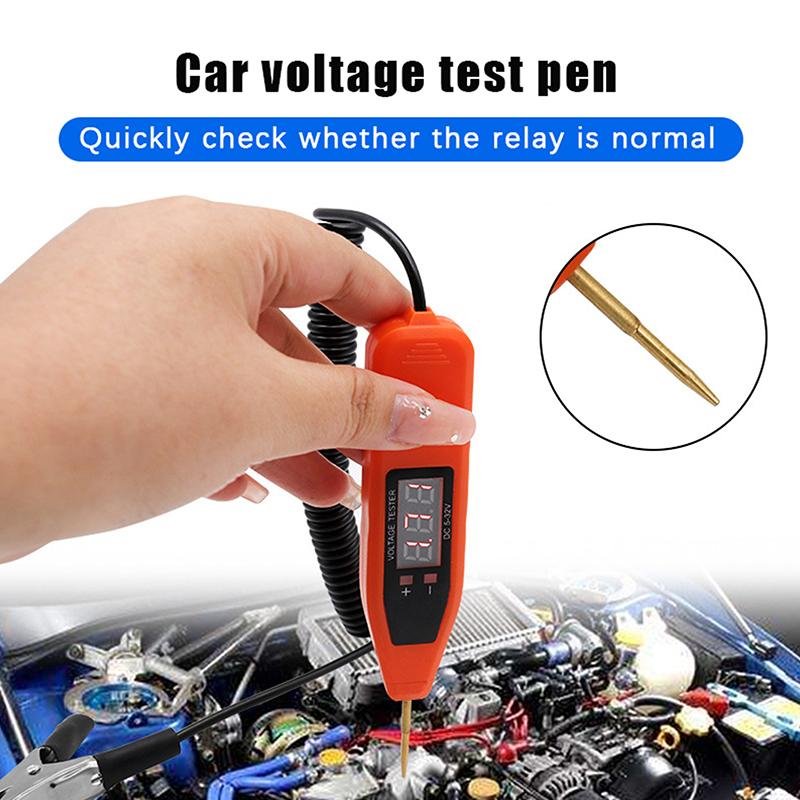 Auto Electrician Probe Machine Car Tools 5V-32V Car Electrical Circuit Test Pen Dca Voltage Detector Ac Voltage Indicator