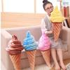 Creative Simulation Personalized Cone Ice Cream Throw Pillow Children'S Plush Doll Cushion Women'S Valentine'S Day Gift