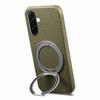 Case for Galaxy A16 5G - PC+Leather/PU, Green, With Stand