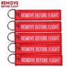 Remove Before Flight 5pcs/set Luggage Label Tags Keychains for Aviation Gifts Fashion Jewelry