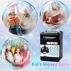 Electronic Piggy Bank Automatic Mini Safe Coins Cash Saving Money Box Password Counter Code Key Lock Coin Bank ATM Child Gift