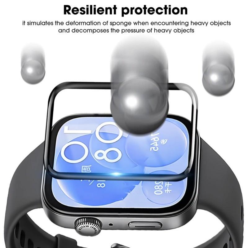 Protective Film for Huawei Watch Fit 3 with Alignment Tool Easy Install Tool Screen Protector for Huawei Fit 3 Smartwatch Cover