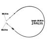 Рулевой трос для 155/RXT 215/RXT X 255 PWC SEADOO DI/RXT/Wake 2002-2014 Замена 277001438 277001578 277001555