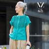 Женская летняя блузка с коротким рукавом Mu Zi