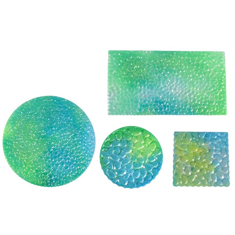 Подставка под стакан из силиконовой смолы, круглая/квадратная/прямоугольная, эпоксидная смола, литейные формы для свадебной вечеринки, украшения домашнего стола