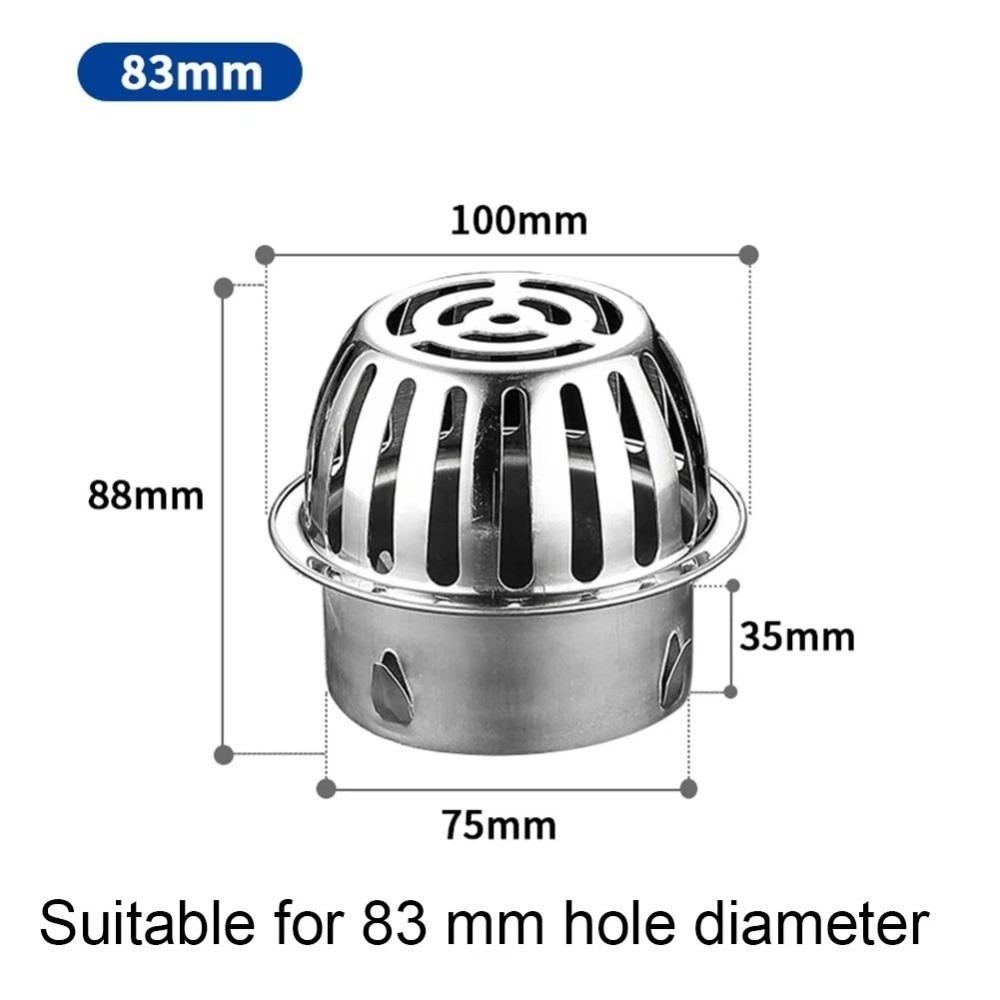 Anti-Clog Floor Drain Strainer Convex Floor Drain Filter New Drain Cover Outdoor Drainage