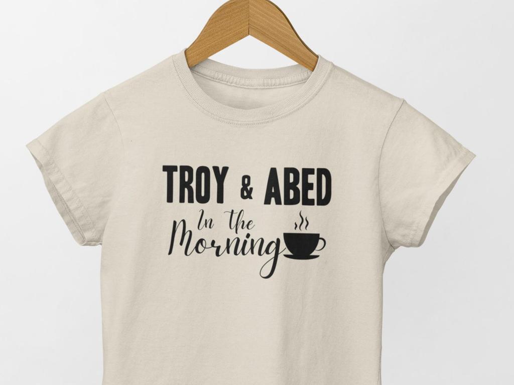 Community Troy and Abed In The Morning Logo Sitcom T Shirt
