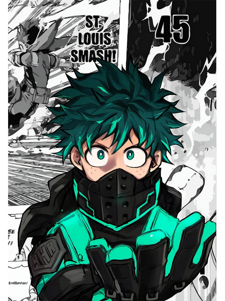 Япония Манга Мой герой Академия Деку плакат холст картина BNHA Midoriya Izuku настенная картина для гостиной украшения дома